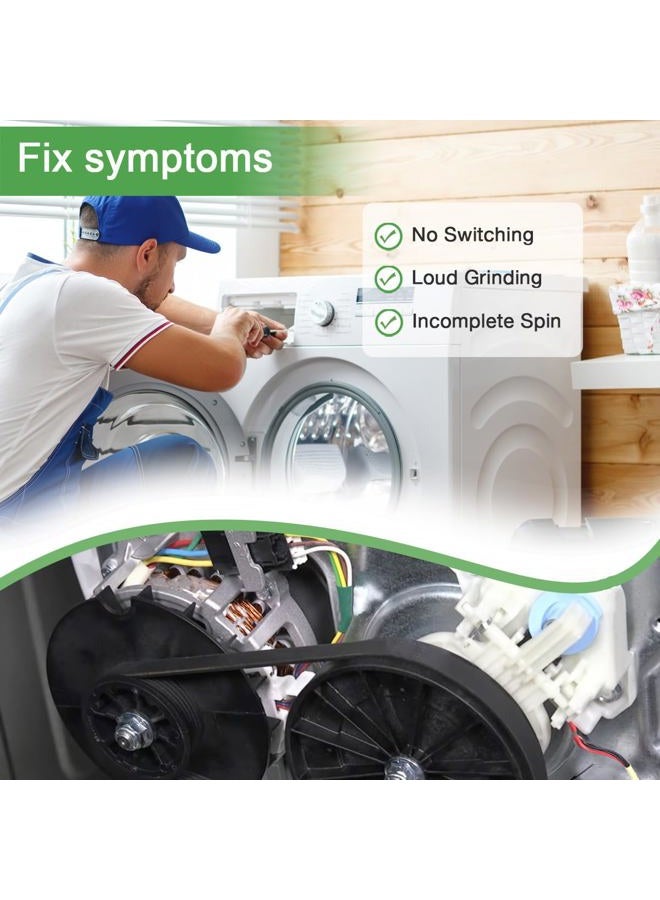 Ninayu Upgraded WH03X30517 Washer Shift Actuator & WH01X27538 Washer Drive Belt & WH05X24185 Washing Machine Clutch & WH01X24434 Washer Spring - for GE Hotpoint Clothes Washer Mode Shifter Actuato - Image 3