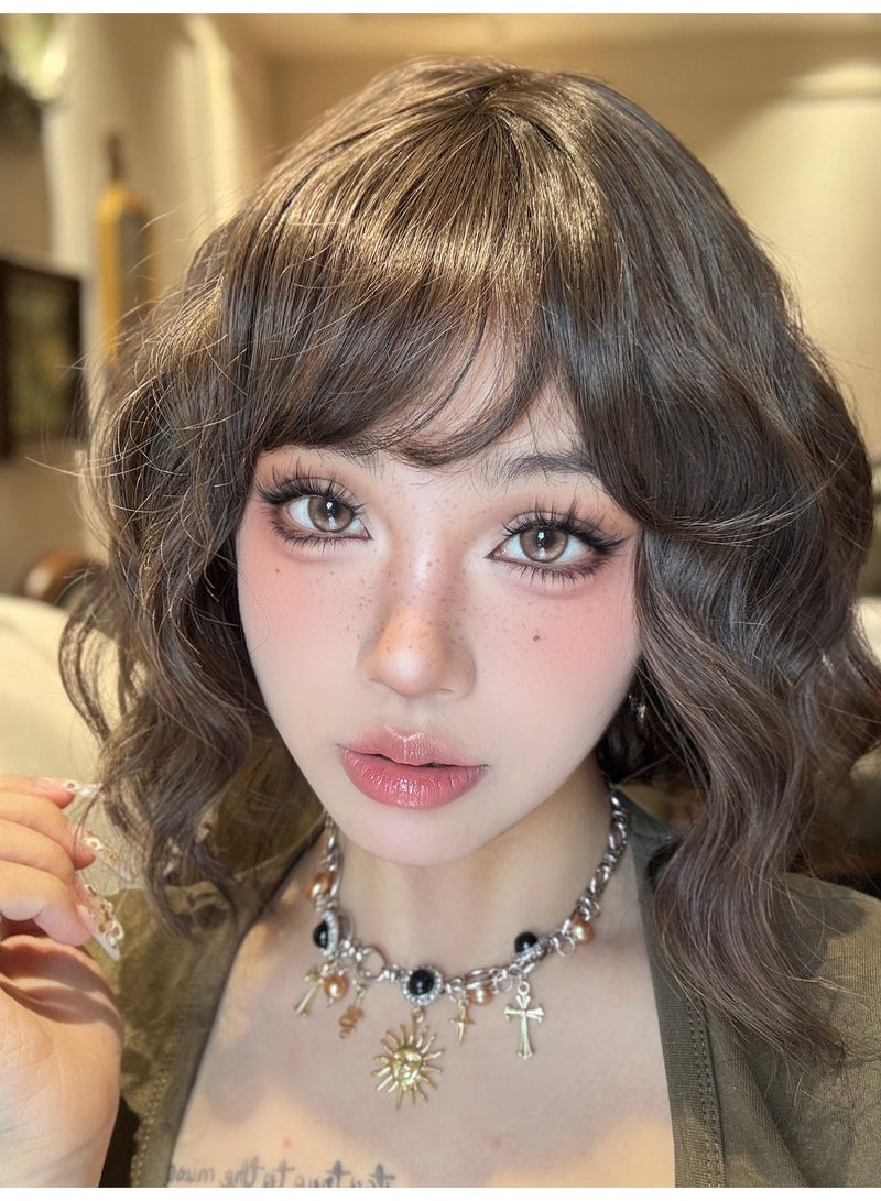 يواي عدسات لاصقة طبيعية بنية UYAAI، عدسات تجميلية للجنسين، عدسات طبيعية وأنيقة، نسبة الماء 42% - Image 5