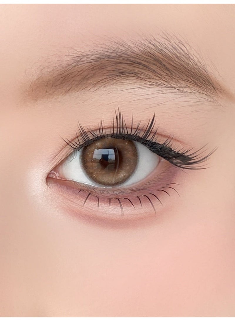 يواي عدسات لاصقة طبيعية بنية UYAAI، عدسات تجميلية للجنسين، عدسات طبيعية وأنيقة، نسبة الماء 42% - Image 4