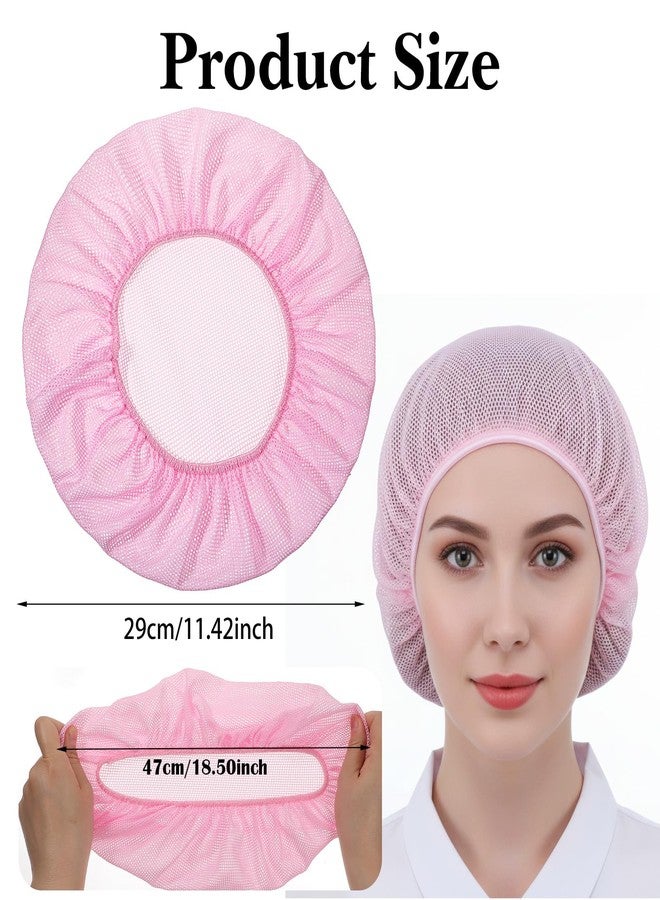 Tyqour 4 PCS Mesh Hair Nets for Sleeping, Sleep Bonnets for Women Sleeping Caps Hair Bonnets for Women Sleeping, Sleep Caps for Women, Colorful Elastic Hair Drying Bonnet - Image 2
