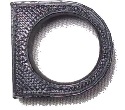 CERO 3D Printed carflower vase (Black PLA plastic) - Image 3
