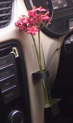 CERO 3D Printed carflower vase (Black PLA plastic) - Image 2