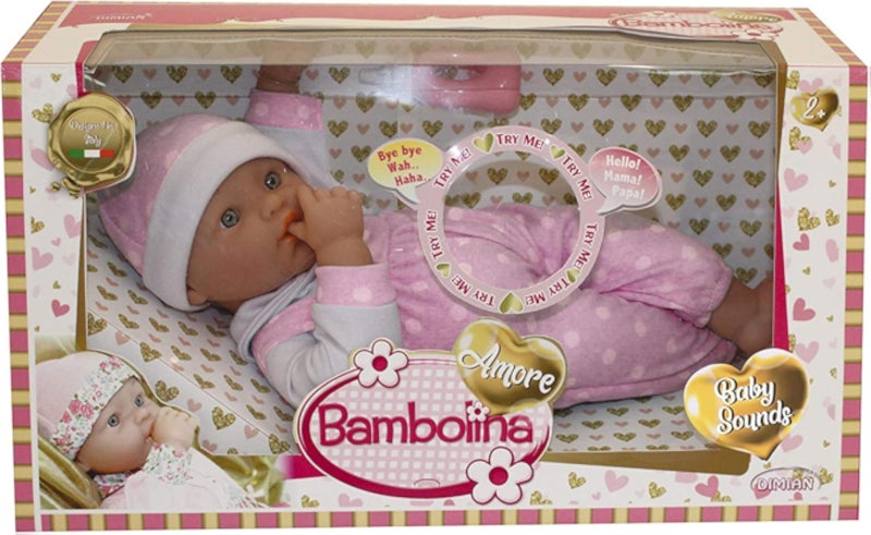 Monster Dimian BAMBOLINA AMORE 36CM DOLL WITH SOUNDS