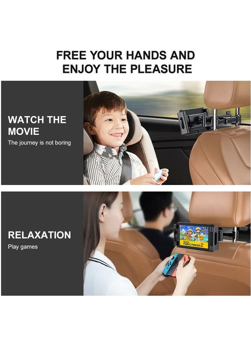 vesus Tablet Holder for Car Ipad Car Holder Back Seat Road Trip Essentials for Kids Suitable for 4-12.9" Devices - Image 3