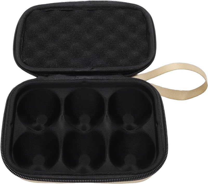 Asixxsix 6 Grid Egg Holder, Portable Shockproof Egg Container with Zippered Handle Bag for Camping Picnic Travel Outdoor Fridge Storage - Image 4