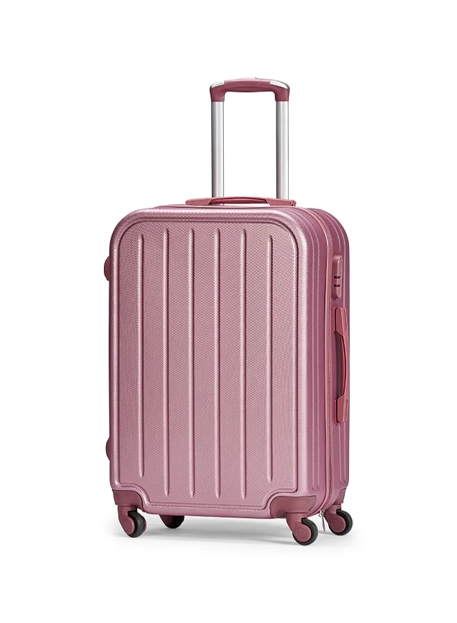 LIMRA Hardside 6 Piece Luggage Trolley Set Rosegold
