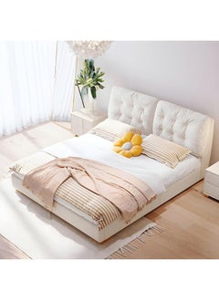 Poppins Home Contemporary Upholstered Bed Frame  Various Sizes Offered (160x200)  - Image 3