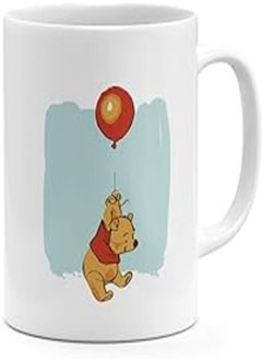 LOUD UNIVERSE Pooh Bear Balloon 11oz Coffee Mug Pooh Cartoon 11oz Ceramic Novelty Mug 