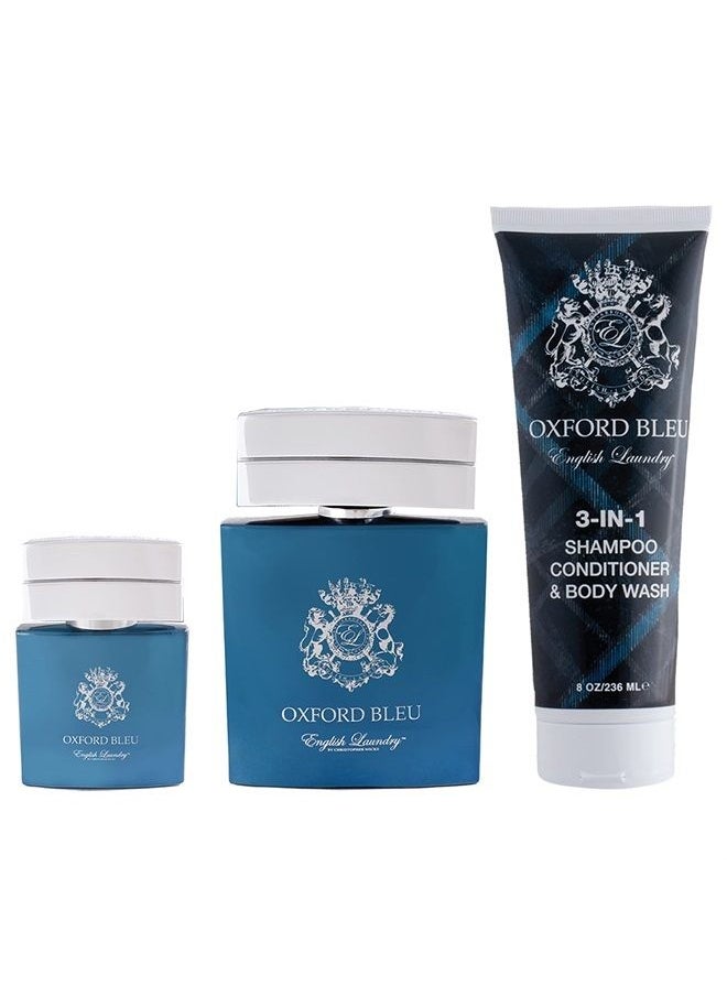 English Laundry Oxford Bleu 3 Piece Fragrance Gift Set  - Image 2