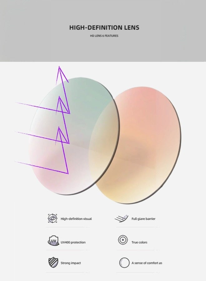 شيبشيب نظارات شمسية مربعة كبيرة الحجم للنساء، نظارات شمسية بتصميم فاخر لامع للسيدات، نظارات شمسية عصرية أنيقة، حماية UV400 - Image 4