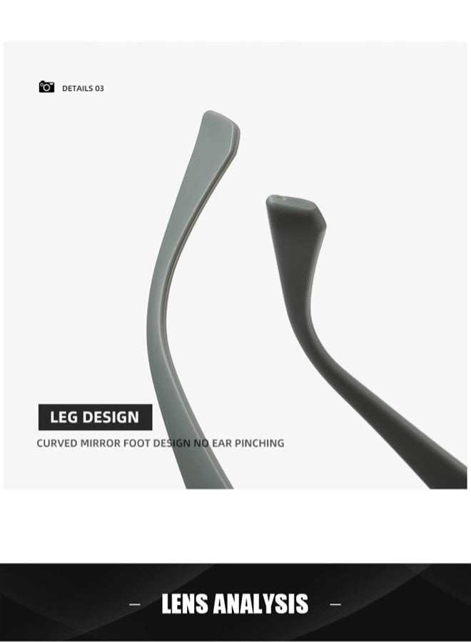 شيبشيب نظارات شمسية مربعة كبيرة الحجم للنساء، نظارات شمسية بتصميم فاخر لامع للسيدات، نظارات شمسية عصرية أنيقة، حماية UV400 - Image 3