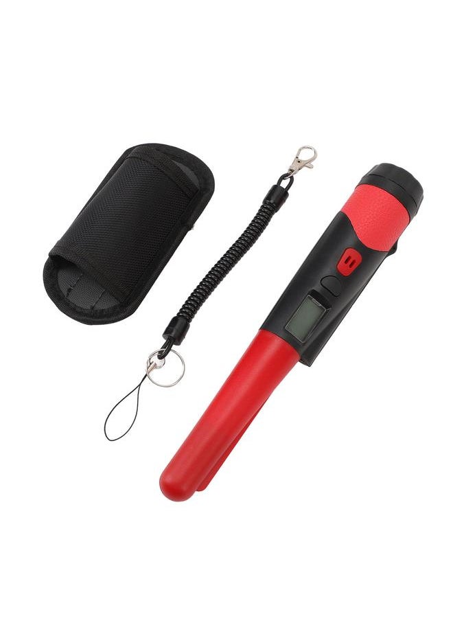 Thoraya - Metal Detector Pinpointer Handheld with LCD Display High Sensitivity Portable Pinpointing Finder for Camping Hiking Red - Image 1