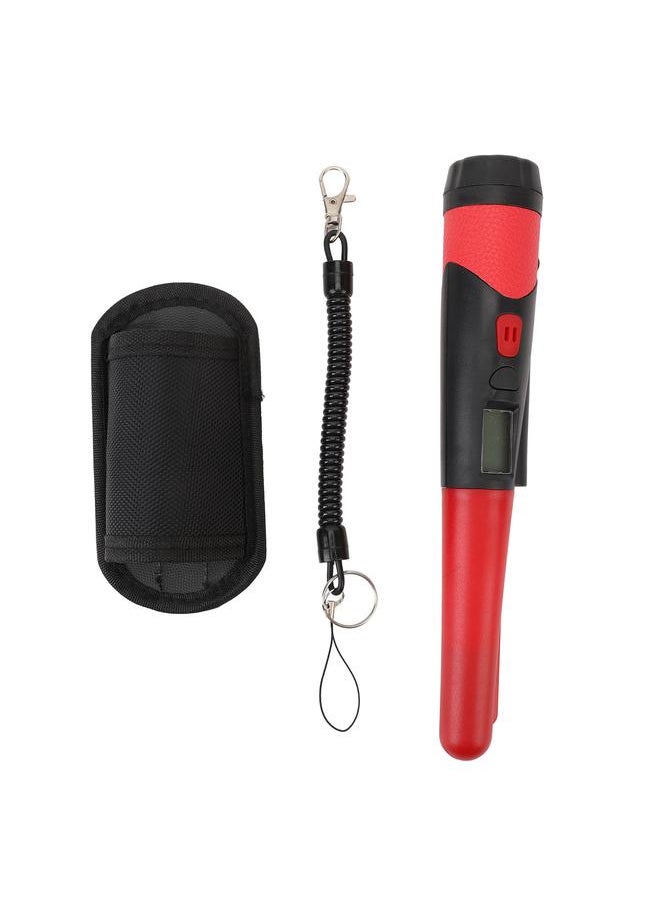 Thoraya - Metal Detector Pinpointer Handheld with LCD Display High Sensitivity Portable Pinpointing Finder for Camping Hiking Red - Image 1