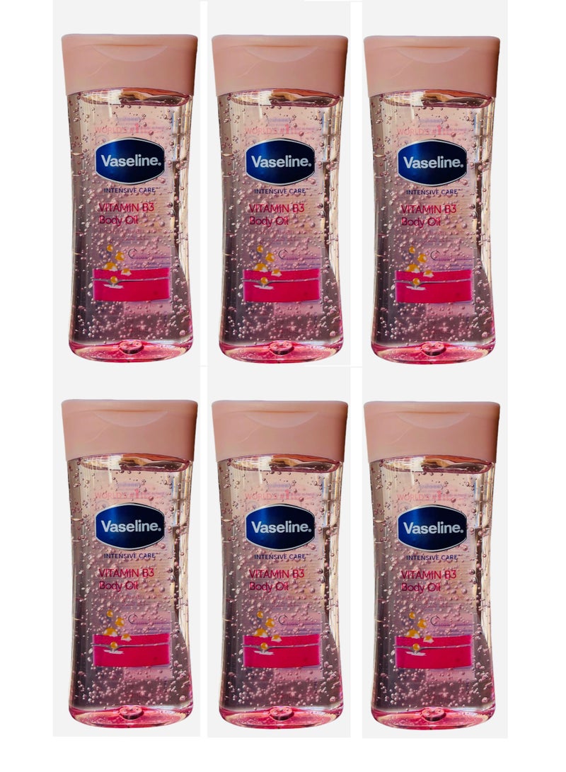 فازلين زيت الجسم للعناية المركزة بفيتامين ب3 200 مل (عبوة من 6 قطع) - Image 1