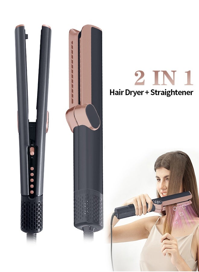 BESTIS Airstrait Straightener 1000W 2 in 1 Wet to Dry Hair Dryer with High-Speed Airflow  - Image 1