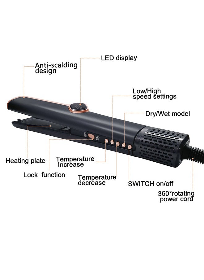 BESTIS - Airstrait Straightener 1000W 2 in 1 Wet to Dry Hair Dryer with High-Speed Airflow - Image 1
