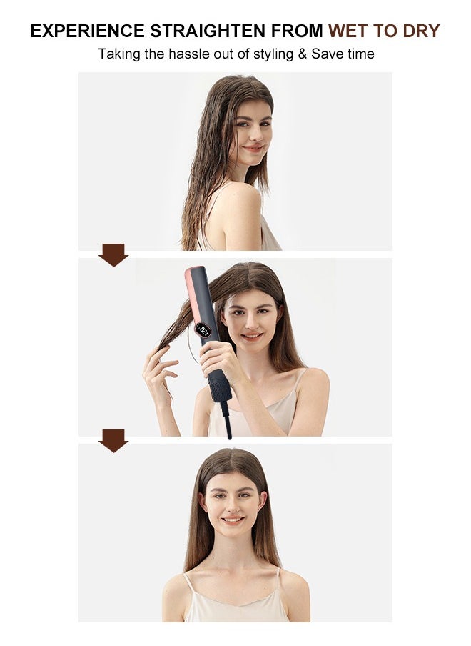 BESTIS Airstrait Straightener 1000W 2 in 1 Wet to Dry Hair Dryer with High-Speed Airflow  - Image 5