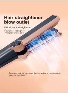 BESTIS Airstrait Straightener 1000W 2 in 1 Wet to Dry Hair Dryer with High-Speed Airflow  - Image 2