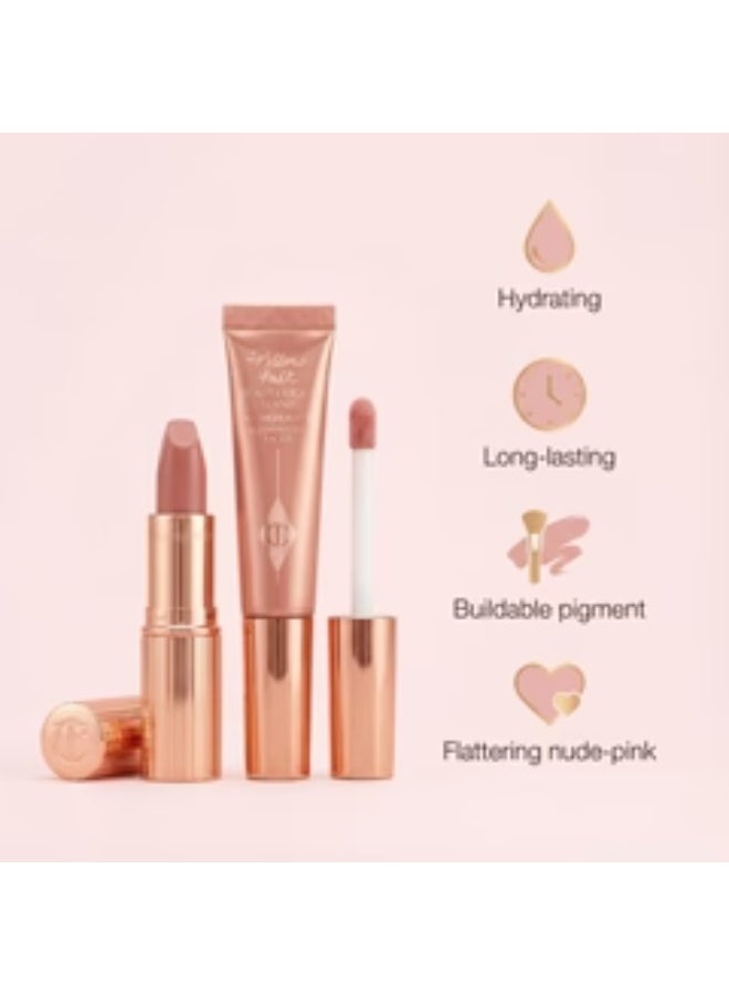 Charlotte Tilbury Pillow Talk Iconic Lip & Cheek Secrets Set – 4-Piece Makeup Gift Kit for Rosy Glow, Lips & Cheeks - Image 5