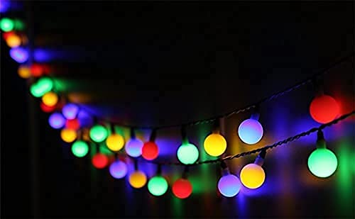 VELOCIOUS VELOCIOUS Light Multi Bubble Ball 22 Led Bubble Ball String LED Fairy Lights for Home and Outdoor Multicolor  - Image 5