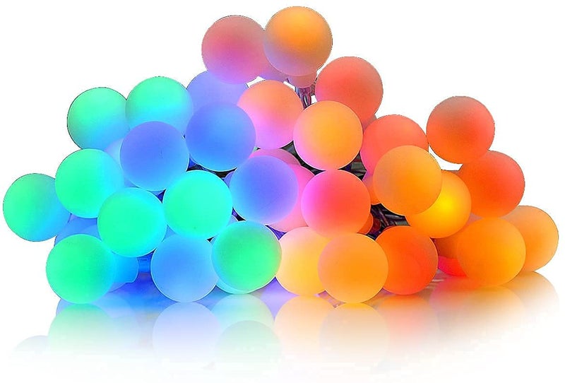 VELOCIOUS VELOCIOUS Light Multi Bubble Ball 22 Led Bubble Ball String LED Fairy Lights for Home and Outdoor Multicolor  - Image 2