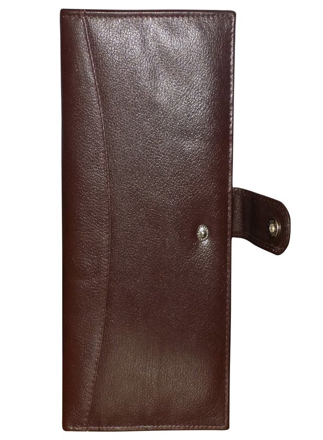 STYLE SHOES Brown Smart and Stylish Leather Passport Holder - Image 1