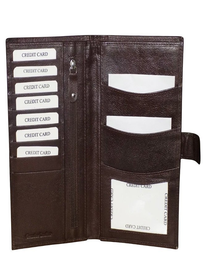 STYLE SHOES Brown Smart and Stylish Leather Passport Holder - Image 4