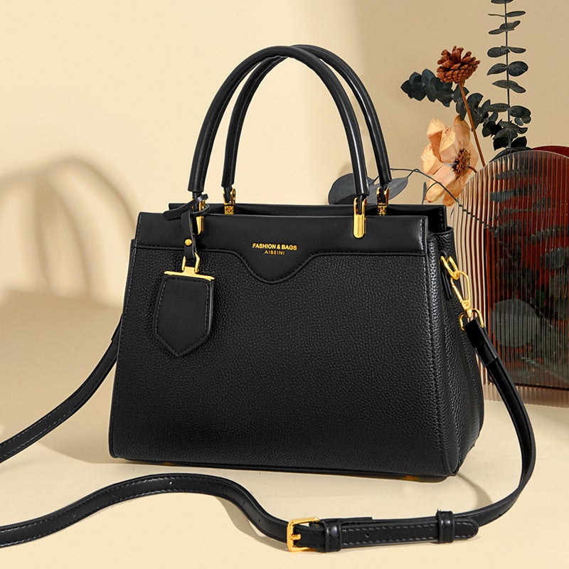 Women's PU Leather Bucket Bag - Image 1
