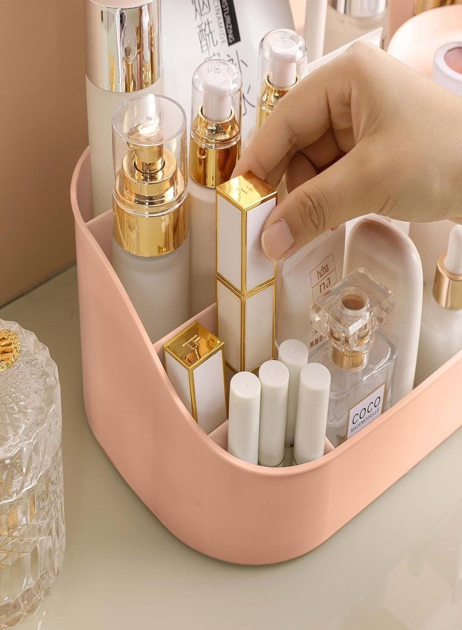 Boniry Makeup Organizer | Versatile Plastic Makeup Organizer, Perfect for Home Use For Countertop | Make Up Organiser For Women (Pink Makeup Organizer) - Image 4
