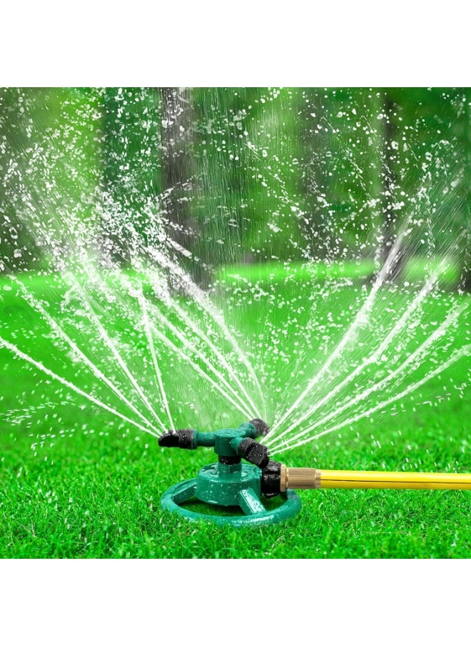 SUKILO Adjustable 360° Rotating Garden Sprinkler – Large Coverage Lawn Sprinkler with Multiple Spray Modes for Plant Irrigation and Kids’ Play – Durable Anti-Leak Design  - Image 1