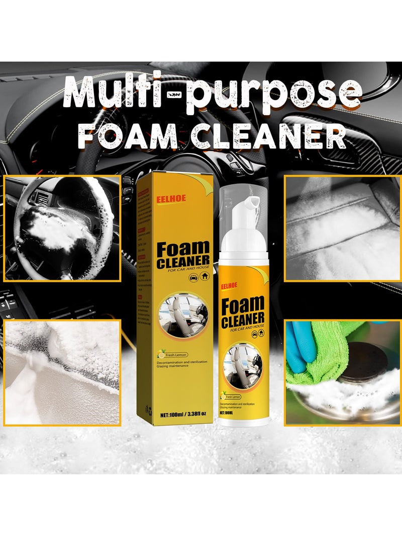 EELHOE multi-purpose foam cleaner car interior products decontamination agent seat steering wheel cleaner - Image 1