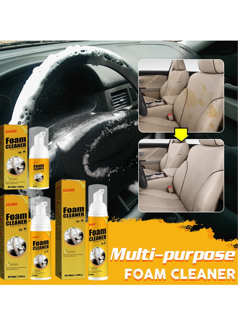 EELHOE multi-purpose foam cleaner car interior products decontamination agent seat steering wheel cleaner - Image 3