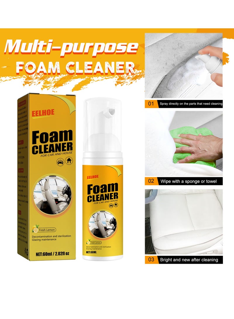 EELHOE multi-purpose foam cleaner car interior products decontamination agent seat steering wheel cleaner - Image 5