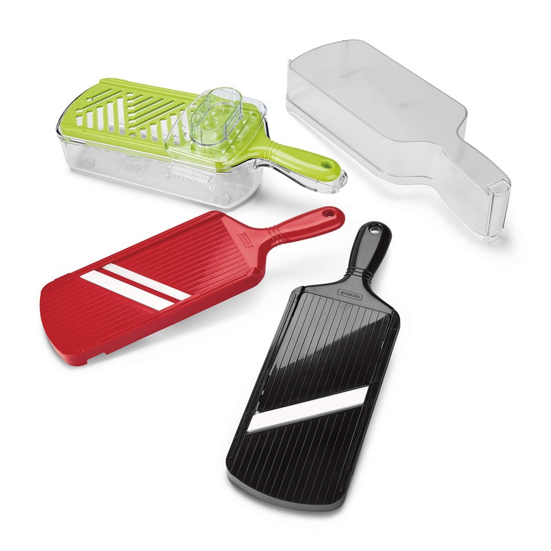 KYOCERA Kyocera Advanced Ceramic Slicer Set with Adjustable Mandoline, Julienne Slicer, and Grater  - Image 1