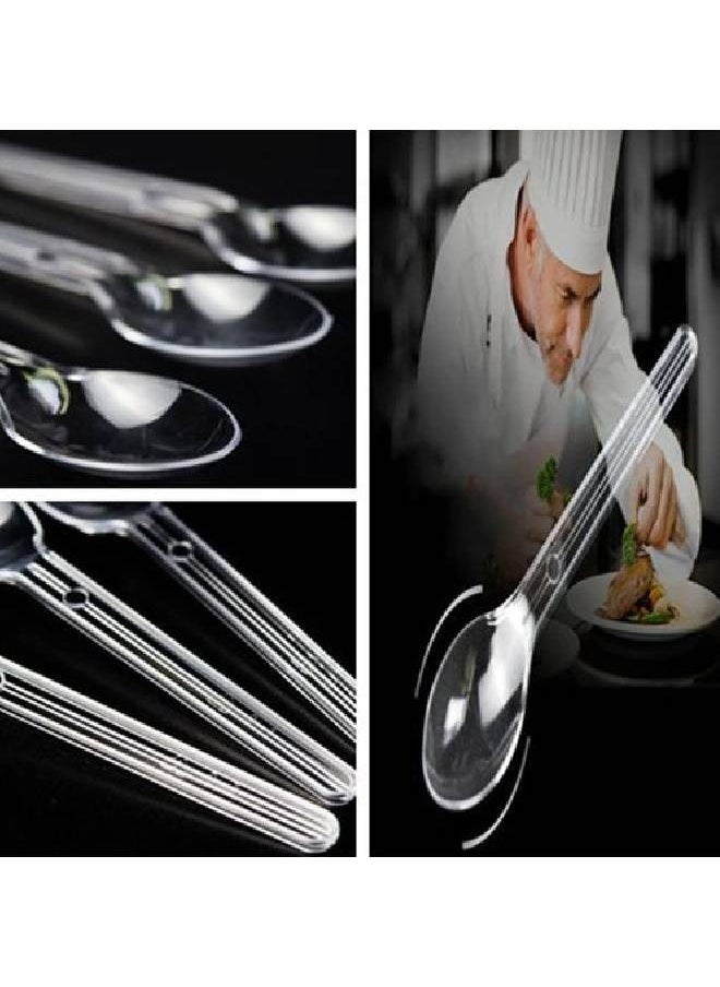 Generic Durable disposable plastic spoon 20 pieces  - Image 2