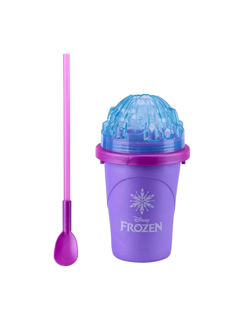 Disney FROZEN - Reusable Squeeze Cup Maker with Anna Character Design, Homemade Slushies - Image 1