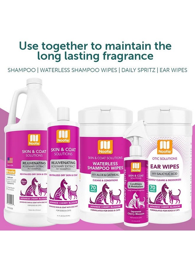 nootie Nootie Japanese Cherry Blossom Daily Spritz for Dogs and Cats - Conditions and Moisturizes Fur, Long Lasting Pet Spray - 8oz - Image 5