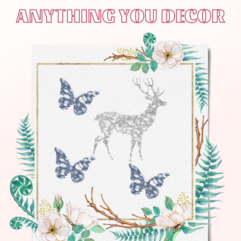 Retro Vintage Decorative Hollow Out Scrapbook Paper 10 Sheets DIY Craft Material - Image 4