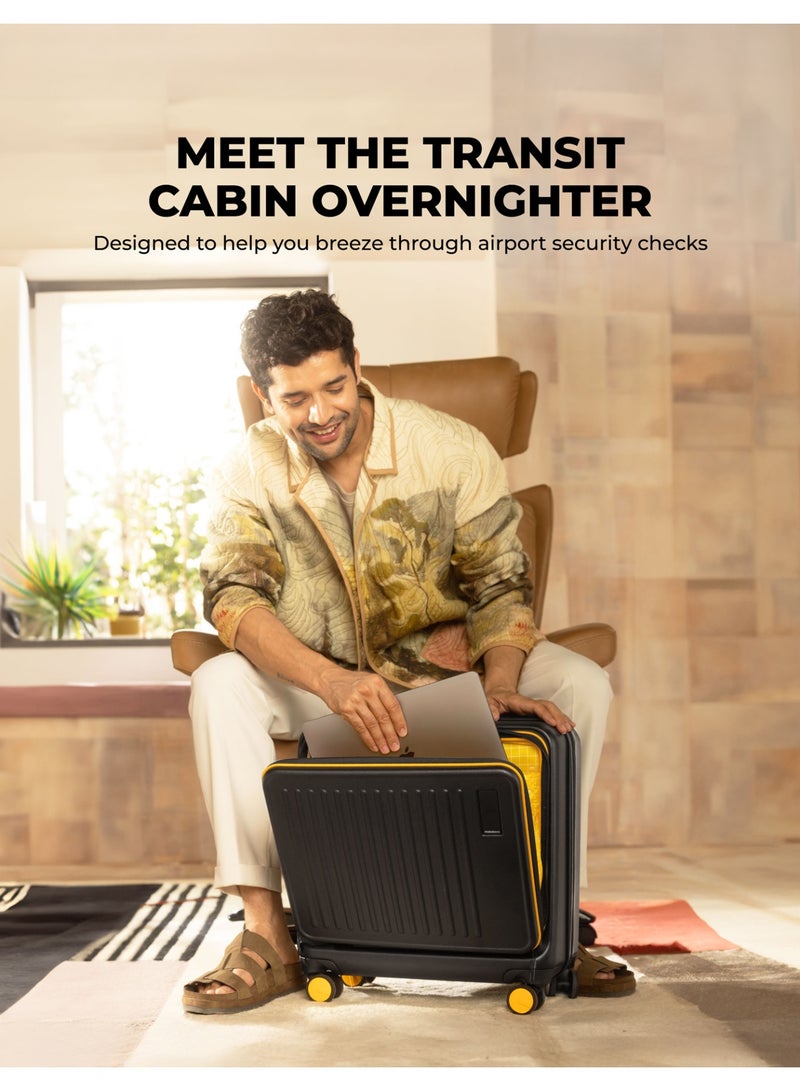 موكوبارا للتجارة ذ.م.م حقيبة ترانزيت ليلية من البولي كربونات - لون أسود - Image 2