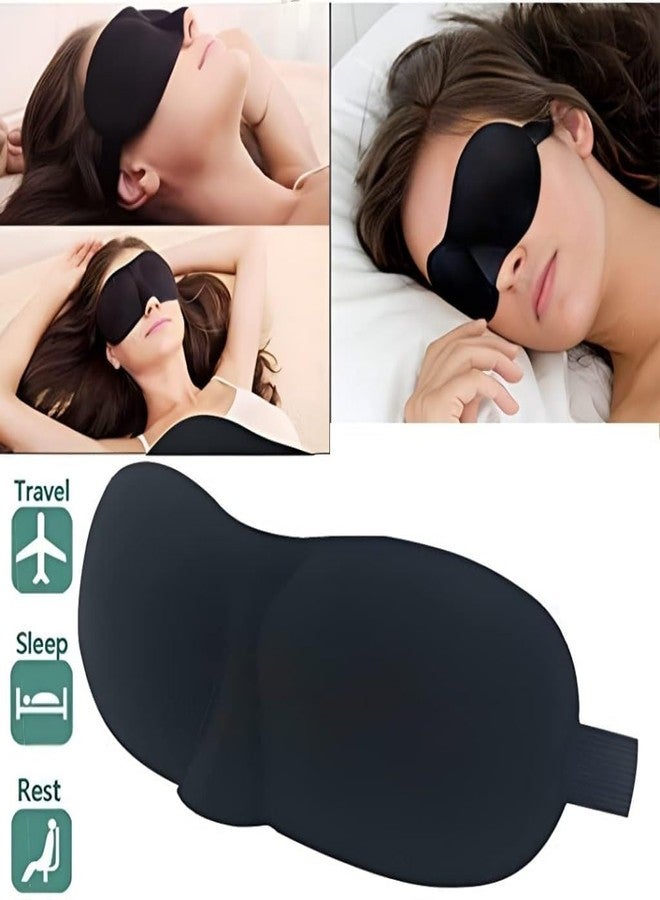 MODINITY Eye Mask Cooling Gel - Reusable Hot and Cold Therapy Gel Beads Eye Mask for Puffy Eyes, Dark Circles, Migraine Relief, Soothing Relaxation with Adjustable Strap - Image 3