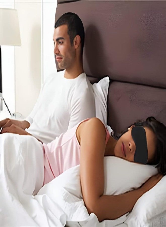 MODINITY Eye Mask Cooling Gel - Reusable Hot and Cold Therapy Gel Beads Eye Mask for Puffy Eyes, Dark Circles, Migraine Relief, Soothing Relaxation with Adjustable Strap - Image 4