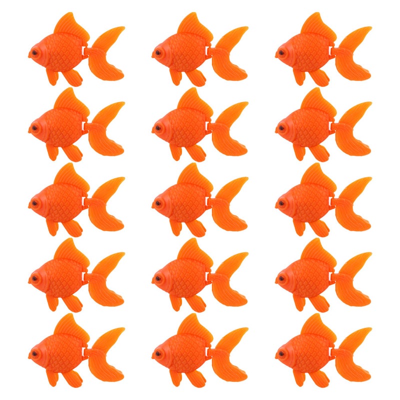 15PCS Artificial Aquarium : Fake Realistic Floating Moving Fish Decoration Ornament - for Aquarium Home and Office Décor - Image 5