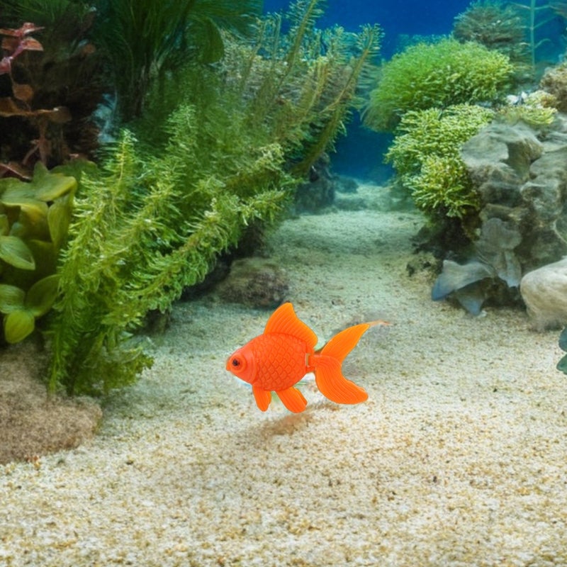 15PCS Artificial Aquarium : Fake Realistic Floating Moving Fish Decoration Ornament - for Aquarium Home and Office Décor - Image 4
