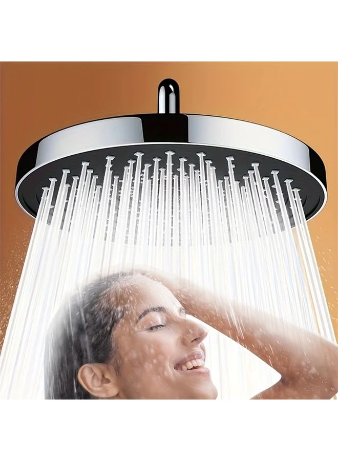 High Pressure Rain Shower Head Silver 1 Minute Installation Luxury Polished Finish - Image 3