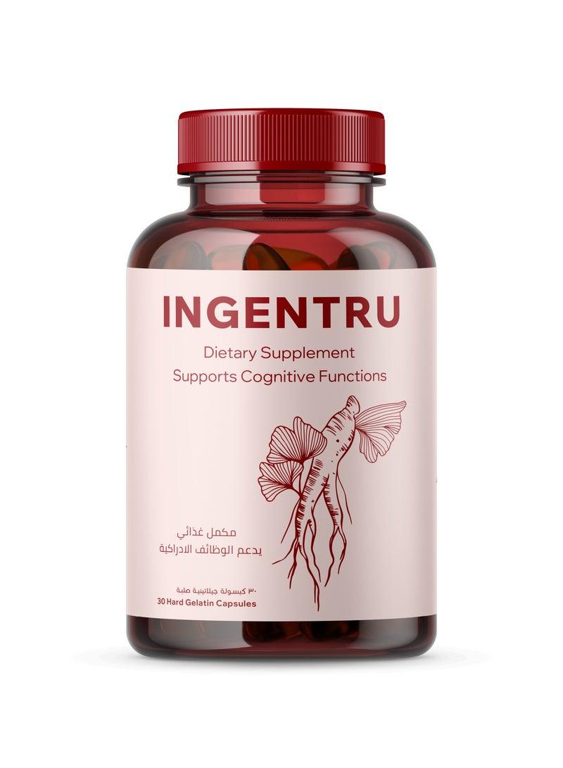 انجينترو 30 كبسولة مكمل الجنسنغ لدعم الصحة والوظائف الإدراكية - Image 1