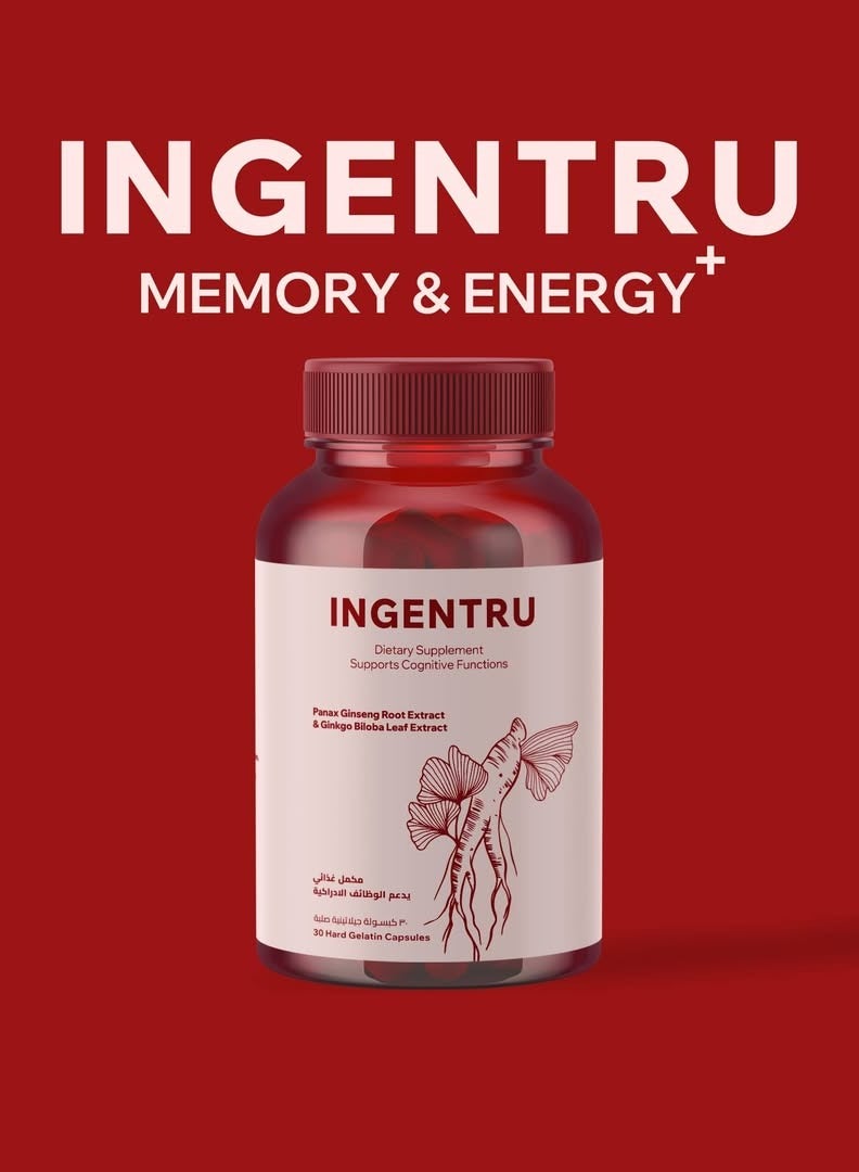 انجينترو 30 كبسولة مكمل الجنسنغ لدعم الصحة والوظائف الإدراكية - Image 2
