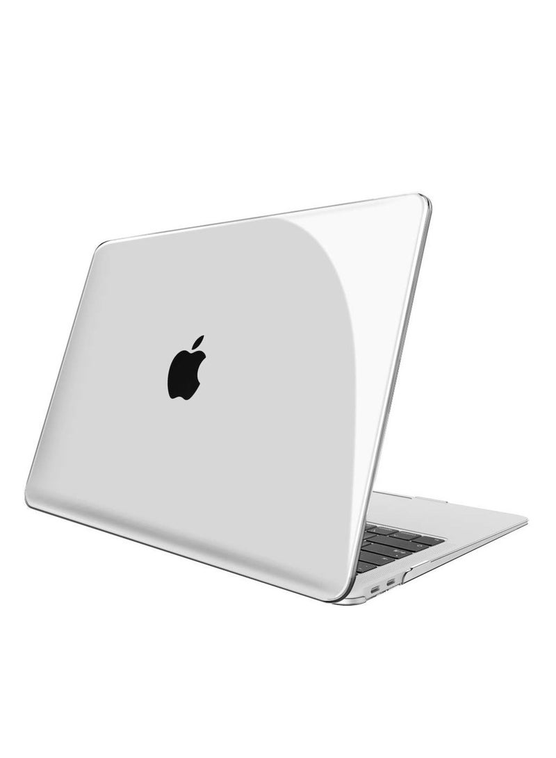 Crystal Clear Case Protective Snap On Hard Shell Case Cover Compatible with New MacBook Air 13 Inch A2337 (M1) A2179 A1932 2020 2019 2018 Release Retina Display with Touch ID  - Image 1