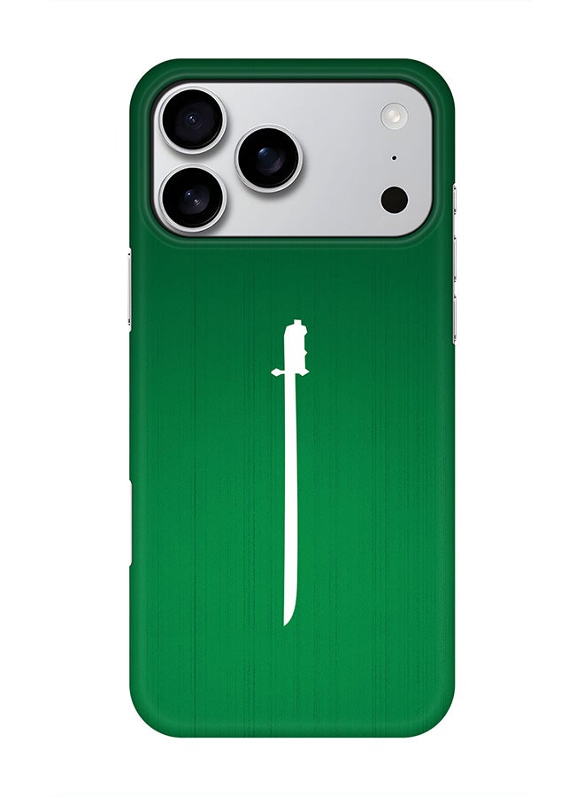 Stylizedd For iPhone 17 Pro Max,Case, [Compatible with MagSafe] Magnetic cover Slim fit Protection Matte, - Sword Of Saudi