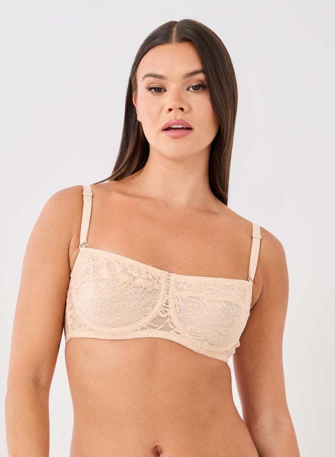 ستايلي عبوة من 2 - حمالة صدر دانتيل مبطنة بسلك ودعم متعدد الاتجاهات - Image 3