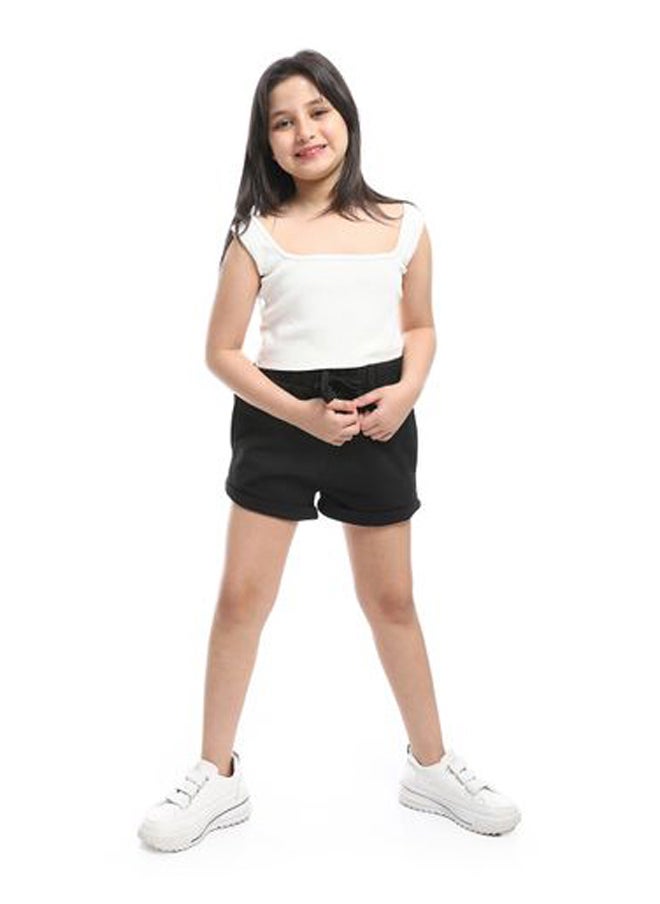 IZOR - Girls Crop Top & shorts set - Image 1